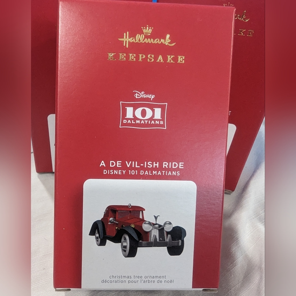 Disney 101 Dalmatians A De Vil-ish Ride Hallmark Keepsake Ornament 2021